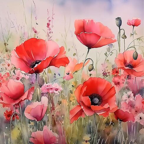 GXGLLPZBY Paint by Number Canvas Kit for Adults- DIY Beginner Easy Paint by Number Kits Faith, Hope, Love Wishing Bottle, Oil Paint by Color Acrylic Painting Home Wall Decor 16x16inch in Saudi Arabia