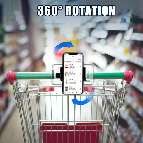 ONEDONE Stroller Phone Holder Mount for Baby Universal Phone Holder for Stroller Golf Cart Bike Shopping Cart Stroller Phone Mount Horizontal & Vertical Uses Cell Phone Clamp in Kuwait