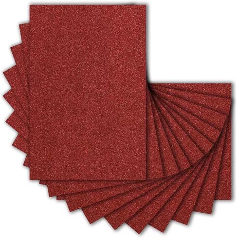 Wine Red Glitter HTV 12 PCS 12" x 10" Bundle Sheets Heat Transfer Iron on Vinyl for Desgin Gift in Saudi Arabia