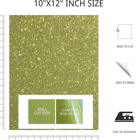 Wine Red Glitter HTV 12 PCS 12" x 10" Bundle Sheets Heat Transfer Iron on Vinyl for Desgin Gift in Saudi Arabia