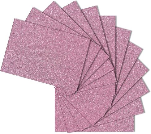 Wine Red Glitter HTV 12 PCS 12" x 10" Bundle Sheets Heat Transfer Iron on Vinyl for Desgin Gift in Saudi Arabia