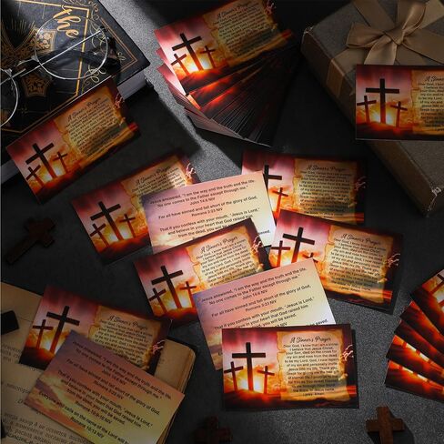 300 PCS Bible Tract Salvation Cards Bulk Prayer Goffel Pocket Holy Bible Bible Asses Wallet Planner Landmark for Men Women Connering Tool (English) in Saudi Arabia