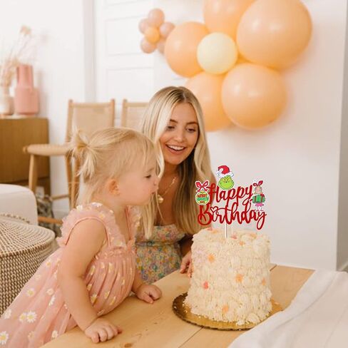 RSSTARXI 1 حزمة عيد الميلاد وكعكة عيد ميلاد Topper GLITTER MERRY CAK in Kuwait