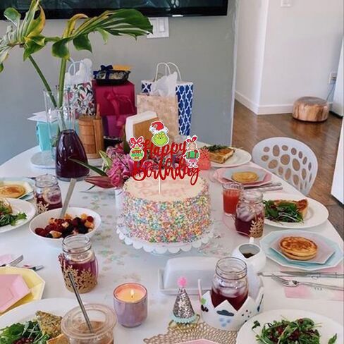 RSSTARXI 1 حزمة عيد الميلاد وكعكة عيد ميلاد Topper GLITTER MERRY CAK in Kuwait