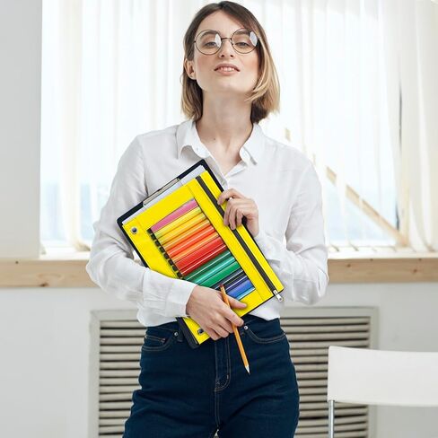 Marspark 48 Pieces 3 Ring Pencil Pouch Bag Bulk Zipper Pouches for 3 Ring Binder with Clear Window for Pencil Cases Office Supplies(Multicolor) in Kuwait