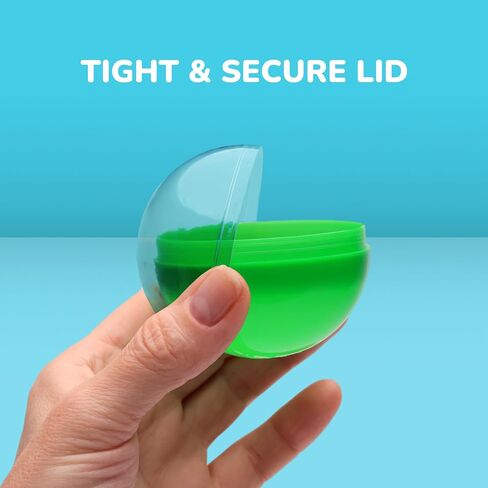 Capsule Vending Machine Translucent Round Capsules Empty 25 pcs 2.6 inch - Gumball Machine Capsules Bulk Claw Machine Refills Easter Basket Stuffers Birthday Gifts Pinata Stuffers DIY Craft Supplies in Saudi Arabia