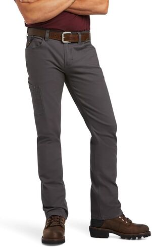 Ariat Male Rebar M7 Slim DuraStretch Made Tough Straight Pant Field Khaki 33W x 30L in Saudi Arabia