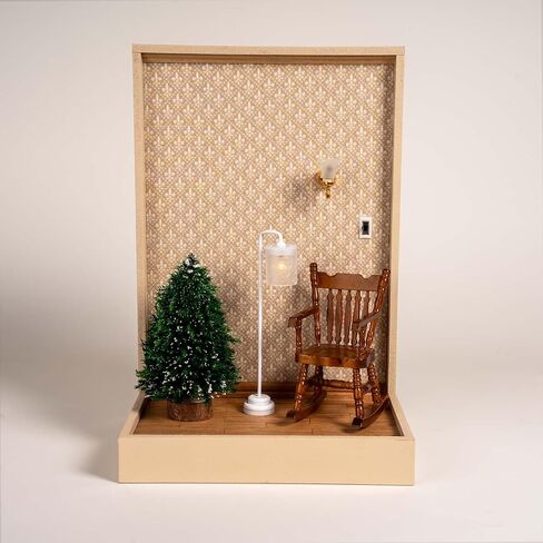Waldosia 1:12 Scale Dollhouse Miniature LED Modern Floor Lamp in Kuwait