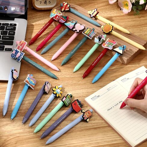 Frienda 30 Pcs Book Lovers Gifts Book Club Ballpoint Pens Bulk Funny Retractable Pens Bookish Items Reading Gifts for Women Teacher Student Graduation Librarians Writers Readers Office,21 Styles in Saudi Arabia