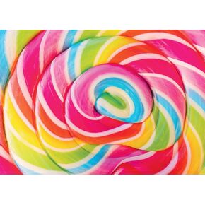 ألعاب Buffalo - Luscious Lollipop - لغز Jigsaw كبير للبالغين - اللغز الصعبة مثالية لليالي اللعبة - الحجم النهائي هو 21.25 × 15.00