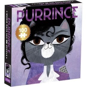 Mudpuppy Purrince Music Cats 100 قطعة من Mudpuppy - قدم أسطورة موسيقى مع هذا اللغز بانوراما للأطفال ، زخرفة رقائق ، 14 "× 14" ، تتراوح أعمارهم بين 6+