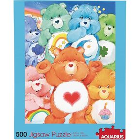AQUARIUS Care Bears Puzzle (500 Piece Jigsaw Puzzle) - Glare Free - Precision Fit - Officially Licensed Care Bears Merchandise & Collectibles - 14 x 19 Inches