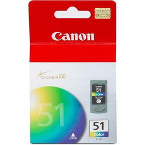 Canon CL-51 خرطوشة حبر اللون الأصلي ، متوافقة مع IP6310D/6220D/6210D ، MX310/300 ، MP460/170/160/150/180/450/460