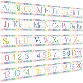 Bulletin Board Alphabet ، ABC ALPHABET POSTER CLASSRAING TRECTING STCHOL