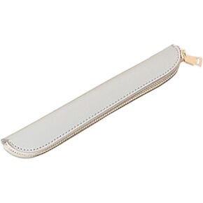 علبة قلم رصاص Cartucheras de Maquillaje Pure Color Simple Mini Pencil Case (Pink ، Faux Leather)