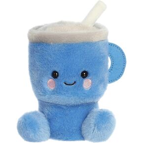 Aurora® Adorable Palm Pals™ Cliff Travel Cup™ Stuffed Animal - Pocket-Sized Play - Collectable Fun - Blue 5 Inches