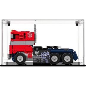 حالة عرض الأكريليك لأيقونات LEGO Optimus Prime 10302 Transformers مجموعة أرقام ، الحجم: 12.2x7.87x8.27inch (غير متضمن النموذج)