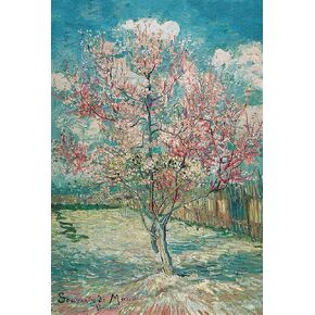 Funnybox- The Pink Peach Tree by Vincent Willem Van Gogh Wooden Jigsaw Puzzle 1000 Pieces for Teens and Family