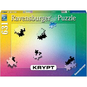 Ravensburger Krypt Bradient 631 قطعة تحدي تحدي للبالغين - 12000146 - أدوات مصنوعة يدويًا ، مصنوعة في ألمانيا ، كل قطعة تتناسب معًا بشكل مثالي