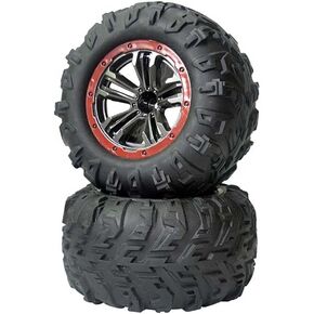 XLF-12 XLF-13 وحدة العجلة الأحمر والزرقاء الأحمر (2pcs) لـ XLF X03 X04 X03A MAX X04A MAX X07 X08 1/10 RC CAR PARTS ، XLF-12 WHEEL 2PCS