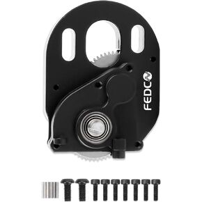 SCX24 Transmission Gearbox with Steel Gear for 370 Motor Complete Transmission Case for Axial SCX24 Upgrades 1/24 RC Crawler