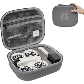 حافلة لحالة DJI Neo Fly المزيد من التحرير والسرد ، حقيبة كتف من الجلد المحمولة ، كيس تخزين مقاوم للماء مع حزام قابل للتعديل ل DJI Neo Drone ، RC-N3/N2 جهاز التحكم عن بُعد ، بطارية ، HUB الشحن