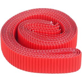 Corrugated Paper Strip in Assorted Colors Corrugated Bright for Craft and DIY Projects 6pc 0.8 * 26.5inch (red)
