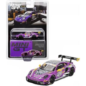 Diecast Model Car متوافق مع Mini GT 1:64 Porsche 911 GT3 R #27 Hubauto Racing 2023 Fia GT World Cup 70th Macau Grand Prix Edition Mgt00793