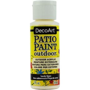 Deco Art Patio Paint 2 أوقية ، الولايات المتحدة: مقاس واحد ، Sandy Shore -off White