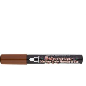 Uchida Bistro Water-based Chalk Markers-Bistro Chalk Marker,6mm Tip,Erasable,Water-based,Brown