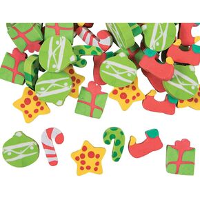 متعة Express Express Christmas Mini Erasers