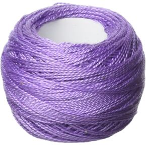 DMC Pearl Cotton Ball Size 8 87yd ، Lavender Dark