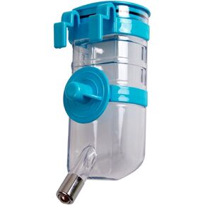 BXT Automatic Pet Water Bottle for Dogs Cats Rabbits Ferrets, 13.5 oz Capacity Rear-Filling Water Feeder Hanging No-Drip Water Drinking Holder- Keep Your Pet Hydrated (Blue)
