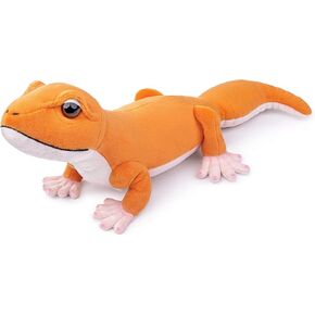 Pat Tail Geckos Lizard Plush - LifeLike 17inch Geckos Lizard محشو بالحيوان ، محاكاة ذيل سمينات ، Plushie ، هدايا دمى سحلية ناعمة من أجل الأطفال