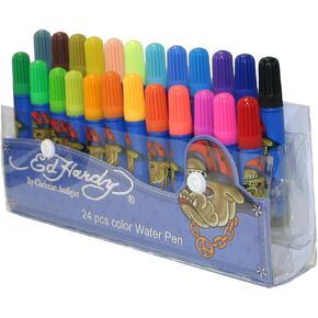 Ed Hardy Rose Color Bulldog Pencil Set - Blue