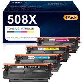 508x أسود سميني أرجواني خرطوشة الحبر الأصفر البديلة لـ HP 508x 508A CF360X CF361X CF362X CF363X TONER FOR COLOR