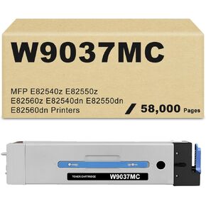 W9037MC Toner Cartridge High Yield Black Compatible Pack Replacement for W9037MC Black Toner Cartridge for Managed Flow MFP E82540z E82550z E82560z E82540dn E82550dn E82560dn Printers