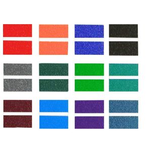 Xlnttech Matte ABS ورقة نقش مزدوجة اللون (7 "× 11" x .040 "، 12 قطعة و 12 لونًا ، 2 طبق) للعلامات الداخلية ، الشارات.