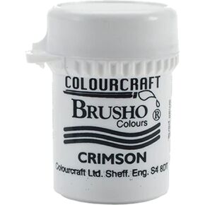 Colorfin Brusho Crystal Color 15G Crimson ، Acrylic ، Multicolour ، 3.04 × 33x5.08 سم