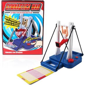 Gymnastics Challenge Game - Fun & Challenging Toy for Girls & Boys Ages 8+ and Adult Ideal Table Game for Active Kids - Develop Skills & Strengthen Bonds with Family and Friends