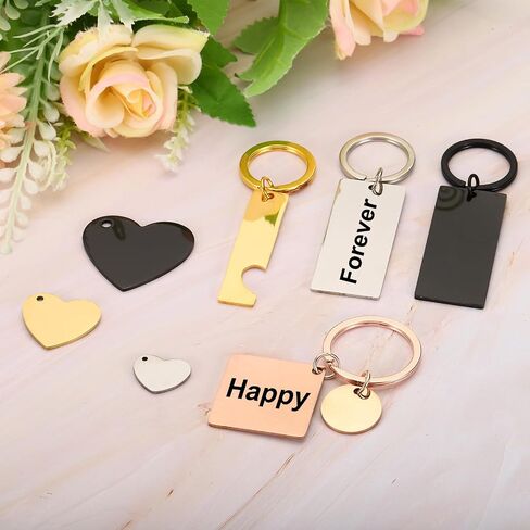 Patikil Heart Charm ، قلادة قلب ختم ختم الفراغات علامات الفولاذ المقاوم للصدأ علامات ختم فارغة قلادة لنقش الليزر in Kuwait