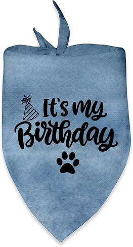 Dog Birthday Bandana Decorations Outfit It's My Birthday Pet Dog Pink Bandana Scarf Birthday Party Decorations Supplies Gifts for Dogs in Saudi Arabia