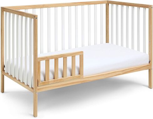 Baby Cache Deux Remi Island 3-in-1 Convertible Crib (Do Re Me) White & Black in Kuwait