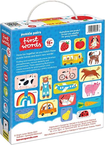 Puzzle Pairs First Words 15m+ Toddler Puzzle in Saudi Arabia