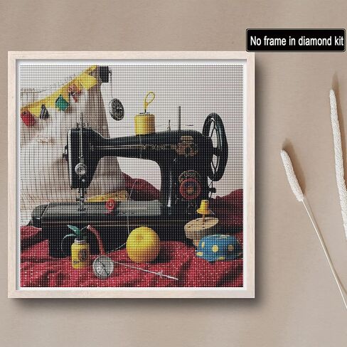 REOFREY DIY Diamond Art Painting مجموعات للبالغين الحمام ، المناظر الطبيعية للفن الماس الكامل تدريبات جولة راينستون الماس الإكسسوارات ، التطريز على غرزة الحرف (35x35 سم/ 14x14 بوصة) in Saudi Arabia