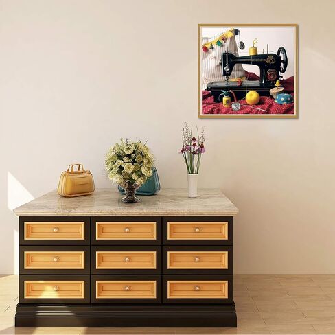 REOFREY DIY Diamond Art Painting مجموعات للبالغين الحمام ، المناظر الطبيعية للفن الماس الكامل تدريبات جولة راينستون الماس الإكسسوارات ، التطريز على غرزة الحرف (35x35 سم/ 14x14 بوصة) in Saudi Arabia