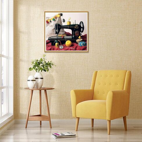 REOFREY DIY Diamond Art Painting مجموعات للبالغين الحمام ، المناظر الطبيعية للفن الماس الكامل تدريبات جولة راينستون الماس الإكسسوارات ، التطريز على غرزة الحرف (35x35 سم/ 14x14 بوصة) in Saudi Arabia
