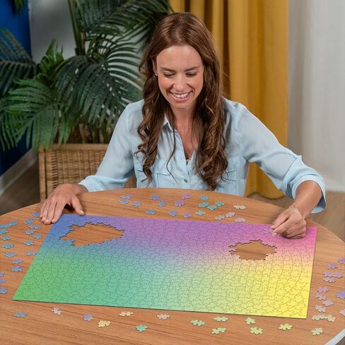 Ravensburger Krypt Gradient 631 Piece Challenge Jigsaw Puzzle for Adults - 12000146 - Handcrafted Tooling, Made in Germany, Every Piece Fits Together Perfectly in Saudi Arabia