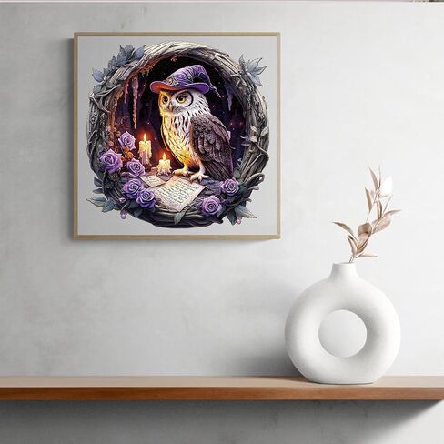 KAAYEE Wooden Puzzles for Adults 200 Pieces Wooden Owl Jigsaw Puzzles for Adult Wood Owl Puzzle Gifts for Mother's Day Adults Kids Animal Puzzle(11.4 * 11.4in) in Saudi Arabia