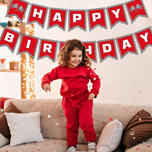 سباق عيد ميلاد العرق لافتة سباق سيارة عيد ميلاد ديكورات حفلة عيد ميلاد سعيد لافتة لافت in Kuwait